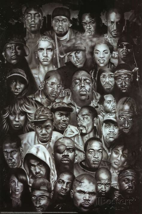 Rap Gods Rapper Collage Music Poster Print Poster