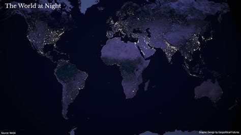 The World At Night Geopolitical Futures