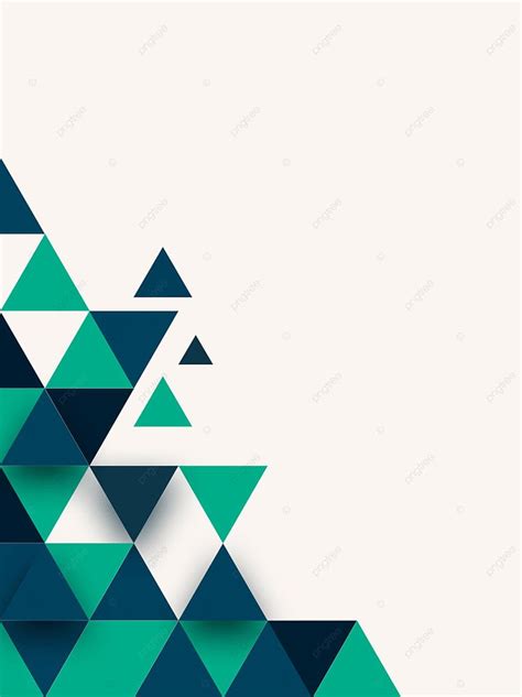 An Abstract Blue And Green Background With Triangles