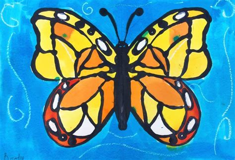 Monarch Butterfly Art Lesson For Kids Leah Newton Art Monarch