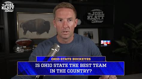 Joel Klatt Builds Ohio States Case As Most Complete Team In The Country Through Week 6