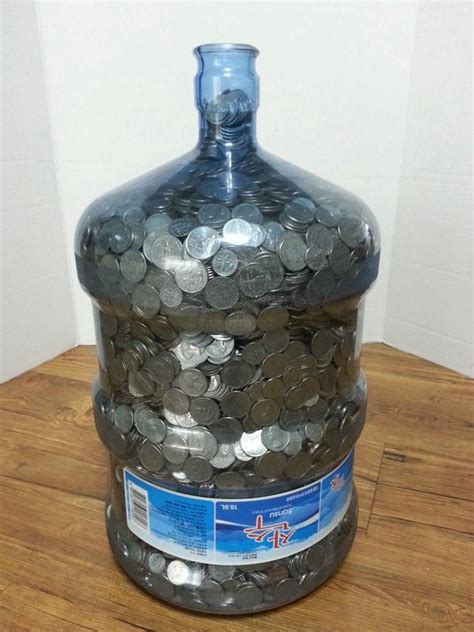 Ever Wonder How Much Money A 5 Gallon Water Jug Holds