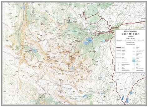 Maps Durmitor National Park