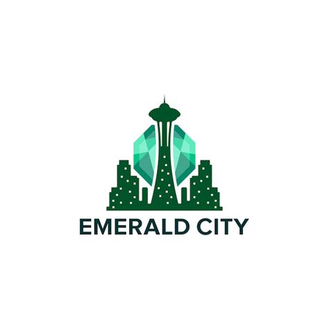 Premium Vector Emerald City Modern Logo