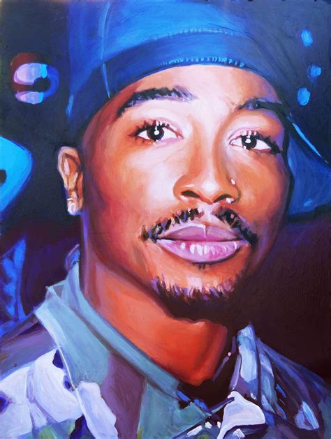 Tupac Acrylic Tupac Makaveli Hip Hop 90s Art Gallery Joker Nose