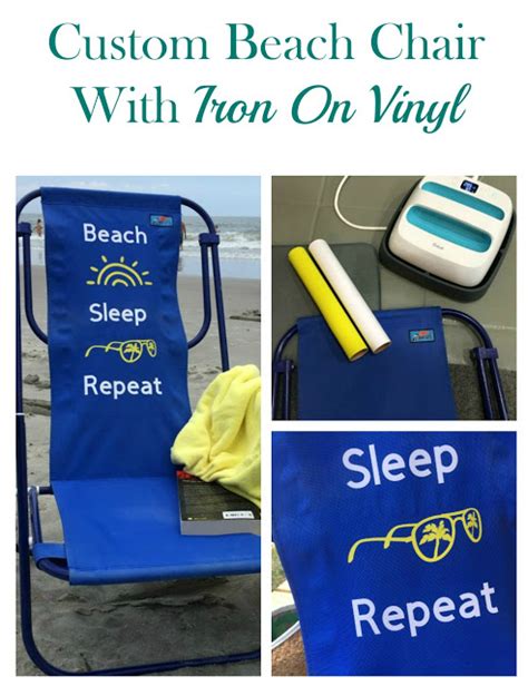 See more ideas about high chair, chair, wooden high chairs. How To Customize a Beach Chair With Iron On | Beach chairs, Diy chair, Restaurant tables, chairs