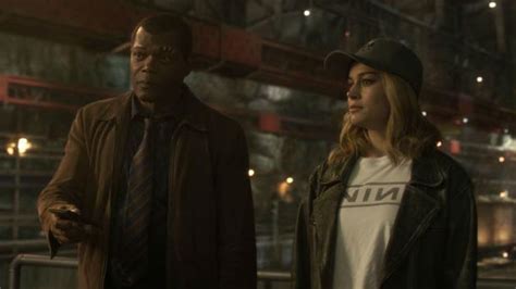 Are brie larson and samuel l. 'Captain Marvel' co-stars Brie Larson and Samuel L ...