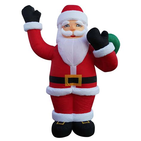 4m Giant Christmas Santa Claus Inflatable Outdoor Decoration Amazing