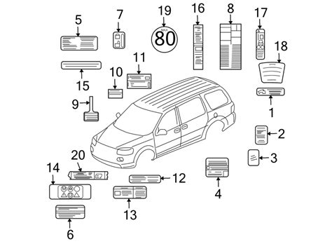 Buick terraza, as a minivan, was manufactured by buick from 2005 to 2007. Buick Terraza Label - 19354745 | GM Parts Depot, Ottawa ...