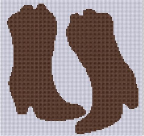Cowboy boots cross stitch patterns. Cowboy Boots Cross Stitch Pattern - via @Craftsy | Cross ...