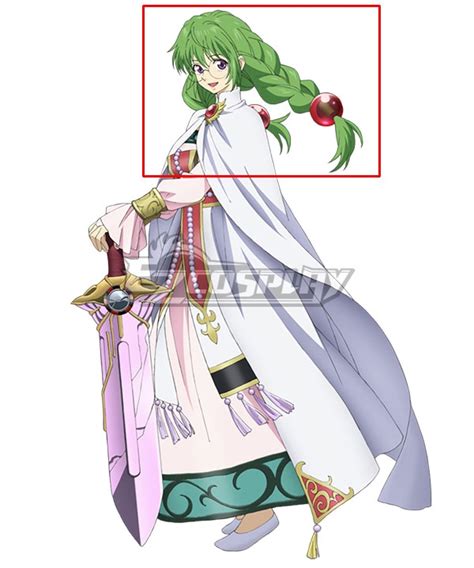 Tales Of Destiny Philia Felice Green Cosplay Wig