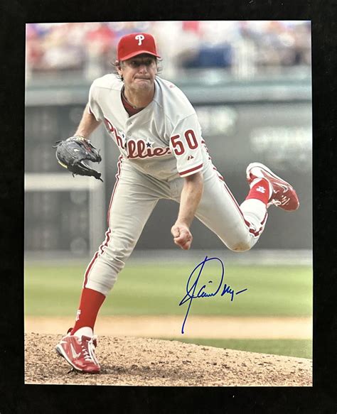 Philadelphia Phillies Jamie Moyer Autographed 11x14 Photo - Carls Cards