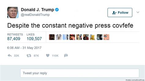 Whats A Covfefe President Trump Dw 05312017