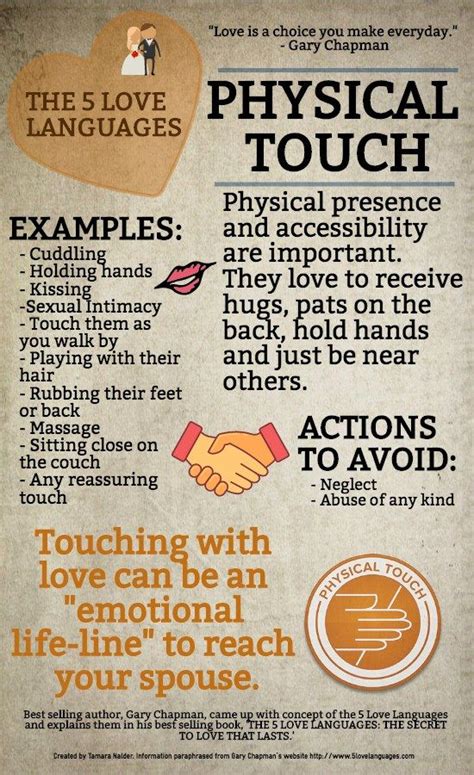Physical Touch Love Language Physical Touch Love Languages Five