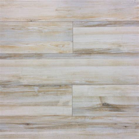 The water absorbing rate of these tiles is around 0.5%, and they ares often used to cover the walls and floors. Alberta Cream Wood Look Plank Porcelain Tile 8