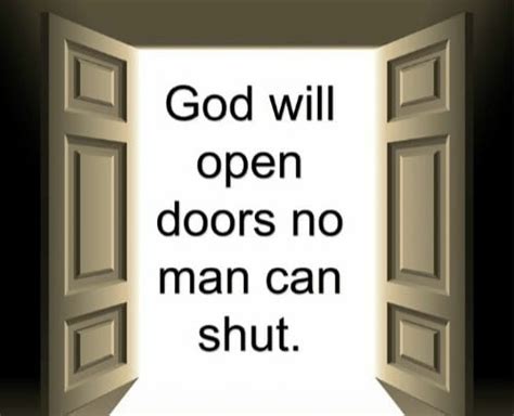 God Will Open Doors No One Can Shut Heavenly Treasures Ministry
