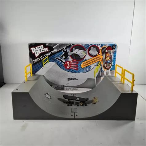 Tech Deck Triple Set Combo Ramp With Box Tech Deck 3 Ramps In 1 Eur 22