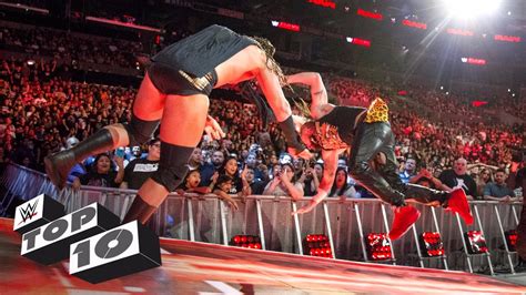 Superstars Throwing Rivals For Insane Distances Wwe Top 10 Youtube