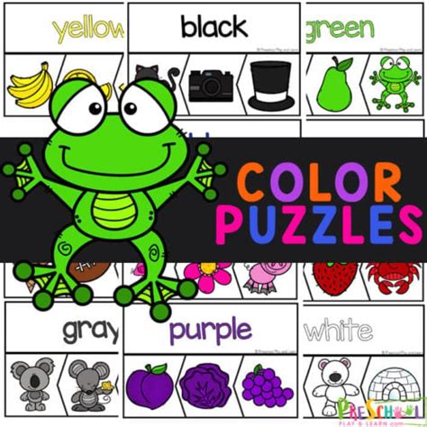 Free Color Puzzles Printable Activity