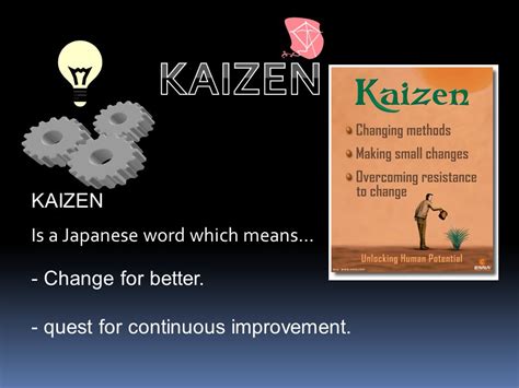 Kaizen Method Kaizen Basics What Is Kaizen Continuous OFF