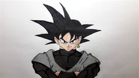 Como Dibujar A Goku Black Paso A Paso El Dibujante Youtube