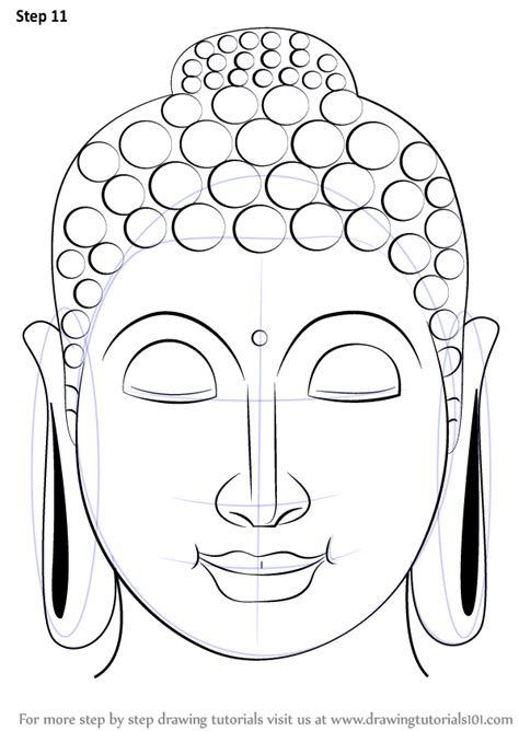 White tara in tibetan buddhism, is a female bodhisattva in mahayana buddhism who appears as a female buddha in vajrayana buddhism. Learn How to Draw Buddha Face (Buddhism) Step by Step ...