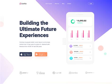 App Landing Page By Ahmed Manna For Unopie Design On Dribbble