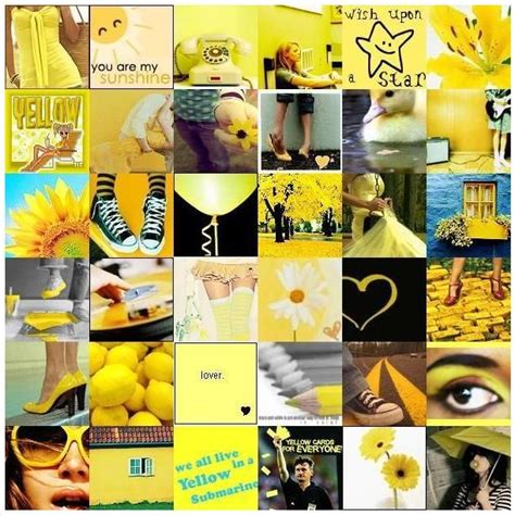 Yellow Things Collage My Favorite Color Yellow Shades Of Yellow