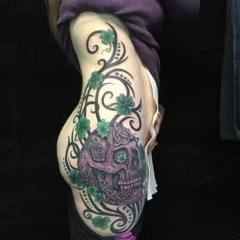 Four Leaf Clover Tattoos Best Tattoo Ideas Gallery