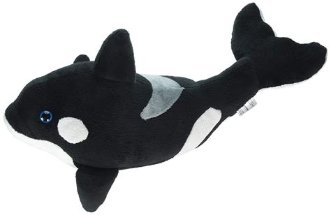 Sea Animal Plush - 15" Orca Whale, Super soft new Spandex fabric By