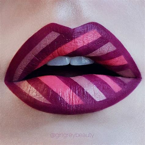 Andrea Reed Lips Art Makeup16 Más Unique Lipstick Lipstick Art