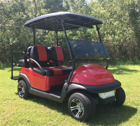Club Car Precedent 4 Passenger Golf Cart Red Golf Cart Free