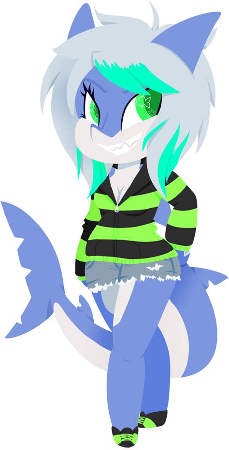 Download Cute Shark Girl Commission By Bunbubsss Cute Girl Shark