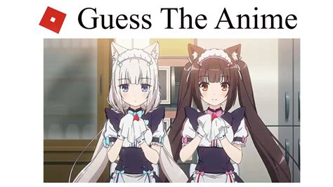 Guess That Anime Character Roblox Answers
