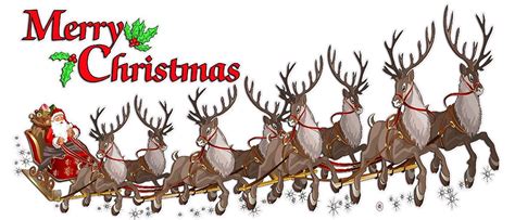 We did not find results for: Merry Christmas Santa Claus with Sleigh and Reindeer ...