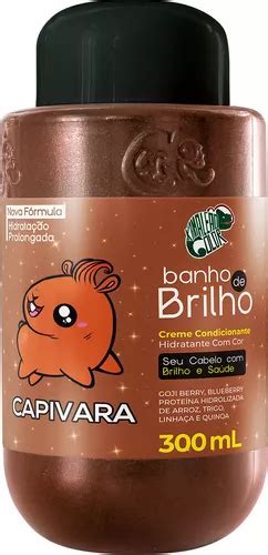 Banho De Brilho Capivara 300ml Kamaleão Color MercadoLivre