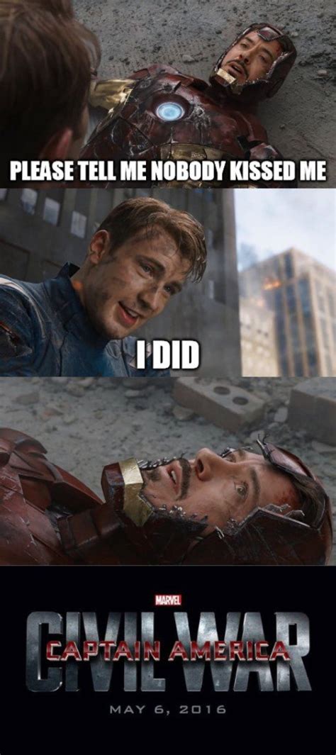 Captain America Civil War Memes Wonder Why Iron Man And Cap Go To War
