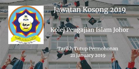 Anda ingin bekerja di sektor kerajaan? Kolej Pengajian Islam Johor Jawatan Kosong MARSAH 21 ...