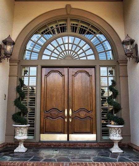 Make A Grand Entrance With Double Front Doors