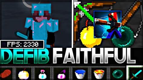 Would you like to see the old water again?this resource pack, you can use old water textures and animations from both java edition and bedrock edition!you can also change the un. Defib Faithful [32x] MCPE PvP Texture Pack (FPS Friendly ...