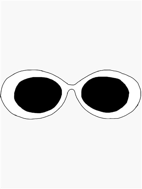 Clout Goggles Sticker By Sarahconcagh Redbubble