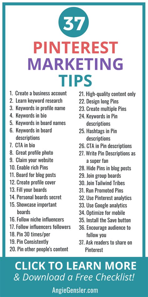 37 Brilliant Pinterest Marketing Tips To Increase Traffic Learn