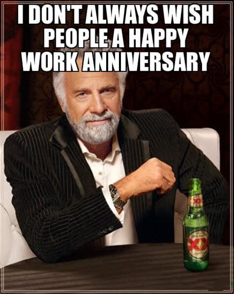 Happy Work Anniversary Meme To Make Them Laugh Madly