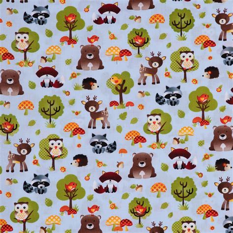 Forest Friends Cotton Calico Fabric Hobby Lobby 781492
