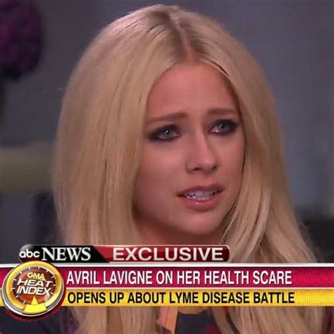 Avril Lavigne Gets Emotional Talking About Her Experience With Lyme Disease Lyme Disease Lyme