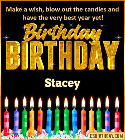 Happy Birthday Stacey  🎂 Images Animated Wishes【28 S】