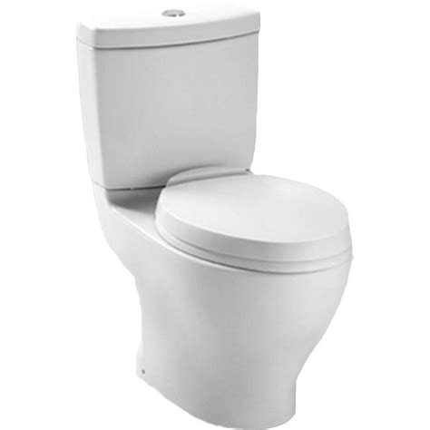 Toto Aquia Ii 2 Piece 0916 Gpf Dual Flush Elongated Toilet In Cotton