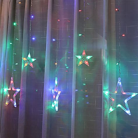 Wholesale 12 Stars 138 Led Curtain String Lights Factory Outlets Led