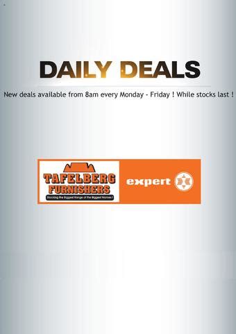 This is the most suitable shop for you to visit in case you are looking for comfortable and reliable items. Tafelberg Furnishers catalogue - All specials from the new ...