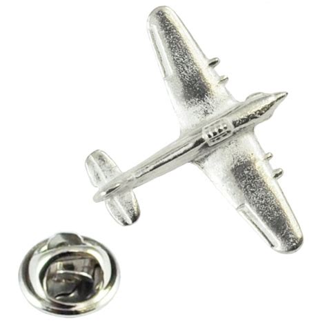 Hurricane Fighter Aircraft Plane Pewter English Made Lapel